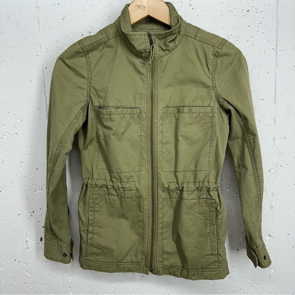J. Crew Size XXS Olive Army Green Utility Field Jacket